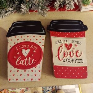 Ashland Red and Black Coffee Tin Set